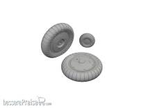 Eduard Accessories 624008 - Bf 109G-5/6 wheels for Airfix