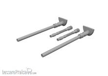 Eduard Accessories 624010 - Bf 109G-5/6 gun barrels PRINT for Airfix