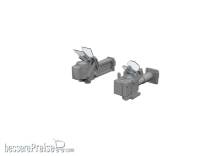 Eduard Accessories 624014 - Bf 109G gun sights PRINT for Airfix