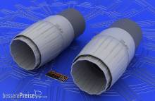 Eduard Accessories 648044 - 1:48 MiG-29 exhaust nozzles for Academy/EDU