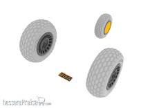 Eduard Accessories 648057 - P-61 wheels for Great Wall Hobby in 1:48