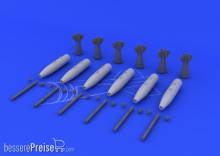 Eduard Accessories 648093 - Mk.82 bombs in 1:48