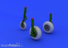 Eduard Accessories 648106 - Me 262 wheels for Tamiya