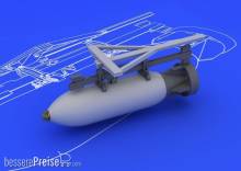 Eduard Accessories 648109 - Spitfire 500lb bomb set for Eduard in 1:48