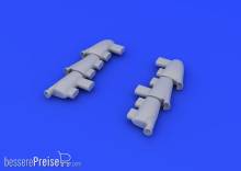 Eduard Accessories 648230 - 1:48 Hurricane Mk.I exhaust stacks f.Airfix