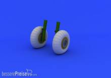 Eduard Accessories 648244 - JU 88A wheels early for ICM in 1:48