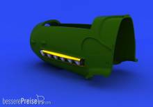 Eduard Accessories 648247 - Bf 109G exhaust stacks for Eduard in 1:48