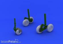 Eduard Accessories 648248 - MiG-31 wheels for AMK in 1:48
