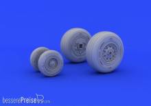 Eduard Accessories 648253 - F-4J wheels for Academy in 1:48