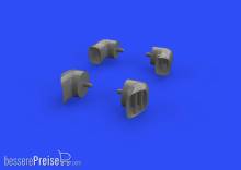 Eduard Accessories 648267 - Harrier GR Mk.7/9 exhaust nozzles for Eduard/Hasegawa in 1:48