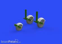 Eduard Accessories 648272 - Meteor F.8 wheels for Airfix in 1:48