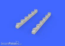 Eduard Accessories 648281 - MC.202 exhaust stacks for Eduard/Hasegaw in 1:48