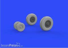 Eduard Accessories 648290 - F-14A wheels for Tamiya in 1:48