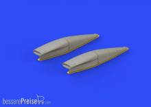 Eduard Accessories 648301 - Crusader air intakes for Hasegawa