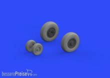 Eduard Accessories 648304 - F-14A wheels early for Tamiya in 1:48