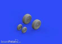 Eduard Accessories 648313 - F-4J wheels for Zoukei Mura in 1:48