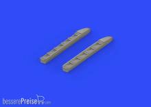 Eduard Accessories 648316 - Ki-61-Id exhaust stacks for Tamiya in 1:48