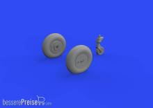 Eduard Accessories 648317 - Ki-61-Id wheels for Tamiya