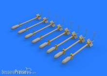 Eduard Accessories 648394 - British Rocket Projectiles RP-3 60lb SAP