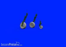 Eduard Accessories 648420 - Tempest Mk.V wheels early for Eduard in 1:48