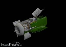 Eduard Accessories 648464 - Fw 190A-8 engine & fuselage guns f.Eduar in 1:48