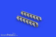 Eduard Accessories 648485 - P-51D exhaust stacks for Eduard in 1:48