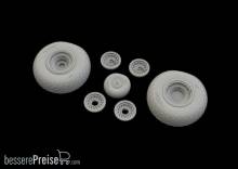 Eduard Accessories 648529 - B-17 wheels for HKM in 1:48