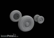 Eduard Accessories 648530 - F-14D wheels for AMK in 1:48