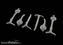 Eduard Accessories 648536 - B-17G superchargers for HKM in 1:48