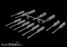 Eduard Accessories 648539 - B-17G guns for HKM in 1:48