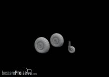 Eduard Accessories 648542 - He 111 early wheels for ICM in 1:48