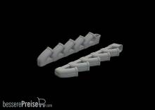 Eduard Accessories 648588 - Il-2 exhaust stacks for Tamiya in 1:48
