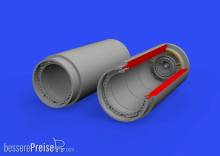 Eduard Accessories 648590 - MiG-19 exhaust nozzles for Eduard/Trumpeter in 1:48