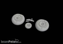 Eduard Accessories 648603 - Bf 110G wheels for Eduard in 1:48