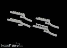 Eduard Accessories 648606 - Bf 110G-4 exhaust stacks for Eduard in 1:48