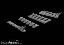 Eduard Accessories 648607 - Bf 110C/D/E exhaust stacks for Eduard in 1:48
