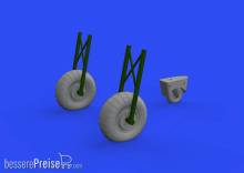 Eduard Accessories 648608 - Do 17Z wheels for Eduard/ICM in 1:48