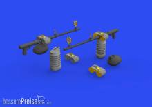 Eduard Accessories 648609 - Do 17Z bomber guns 1/48 for EDUARD/ICM in 1:48