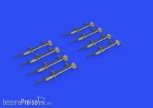 Eduard Accessories 648641 - RP-3 60lb rockets for Tempest Mk.II 1/48 for EDUARD/SPECIAL HOBBY in 1:48