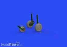 Eduard Accessories 648653 - Su-27 wheels 1/48 for GREAT WALL HOBBY in 1:48