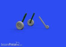 Eduard Accessories 648664 - Spitfire Mk.V wheels 1/48 for EDUARD