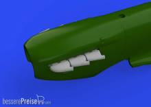 Eduard Accessories 648667 - Spitfire Mk.V three-stacks exhausts rounded 1/48 for EDUARD