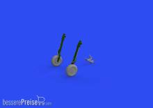 Eduard Accessories 648693 - A6M2 wheels, for EDUARD in 1:48