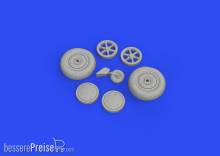 Eduard Accessories 648713 - SBD-5 wheels for ACCURATE MINIATURES/REVELL in 1:48