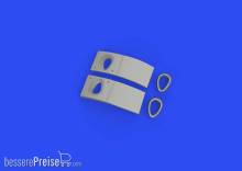 Eduard Accessories 648722 - 1:48 A6M2 exhausts PRINT for EDUARD