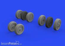 Eduard Accessories 648740 - 1:48 SR-71A wheels 1/48