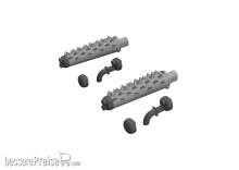 Eduard Accessories 648762 - 1:48 Beaufighter exhausts PRINT 1/48