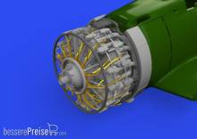 Eduard Accessories 648763 - 1:48 A6M2 engine complete PRINT 1/48