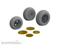 Eduard Accessories 648782 - 1:48 P-38J wheels
