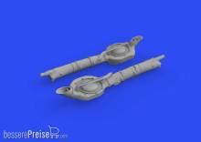 Eduard Accessories 648791 - 1:48 P-38J superchargers PRINT for TAMIYA